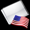 SNOW E 2 FOLDER _FLAG _USA